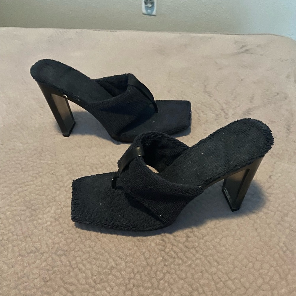 black heels